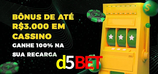 d5bet melhor bônus de depósito